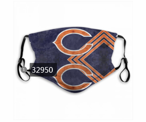 New 2021 NFL Chicago Bears 156 Dust mask with filter